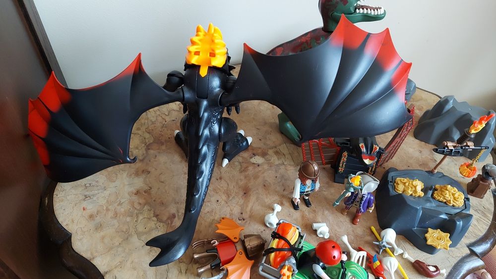 Playmobil - Dragon - Dinozaur- Całość