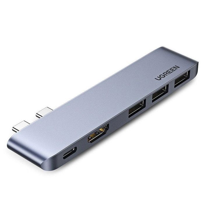 HUB Ugreen 2x USB-C / USB-C PD / HDMI 4K 30 Hz / 3x USB 3.0 do MacBook