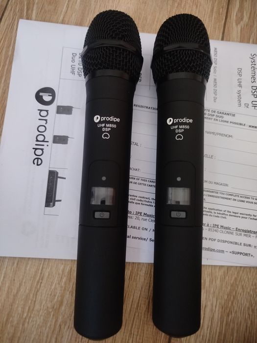Mikrofony bezprzewodowe Prodipe M 850 UHF DSP Duo
