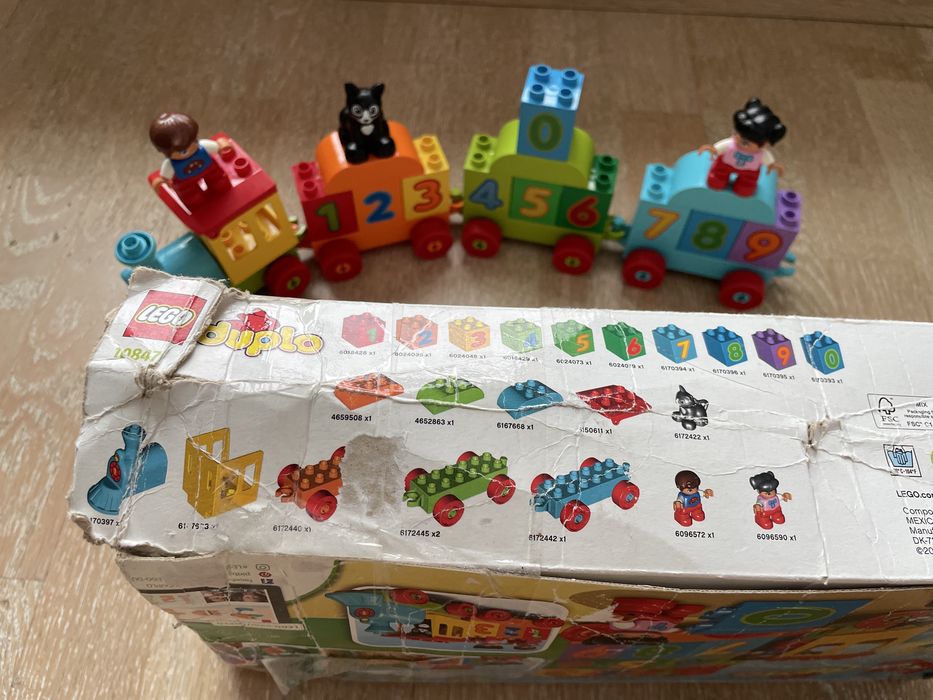 Б/У Lego Duplo Потяг 10847. Оригінал від 1-3 років