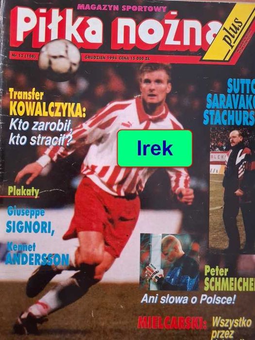 Miesięcznik "Piłka Nożna - plus" - rocznik 1994