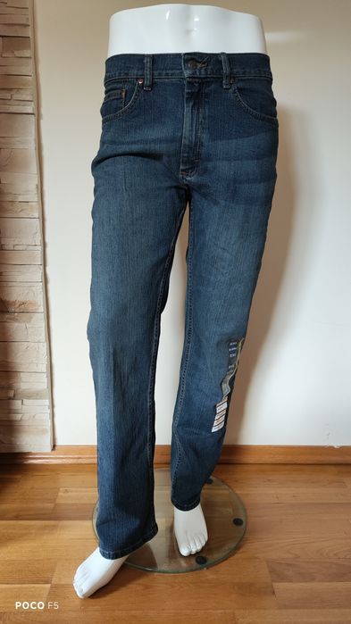 Lee Regular Straight Serpent męskie jeansy rozm 33/32 jak 33/34