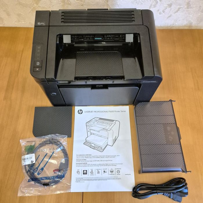 Принтер HP LaserJet P1606dn. Гарантія 12 міс. картридж дуплекс мережа