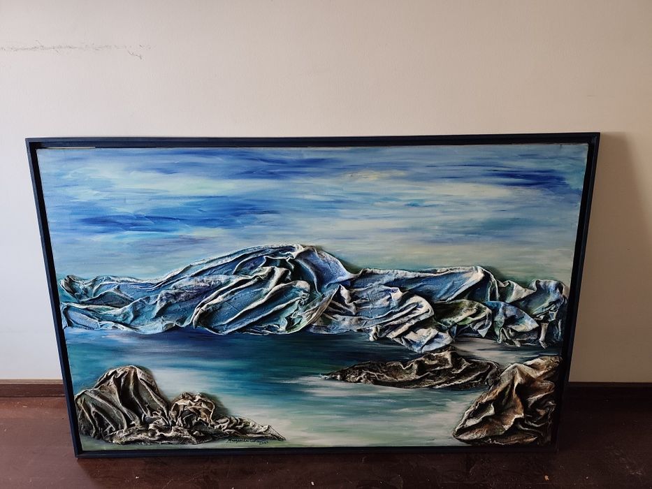 Quadro em relevo