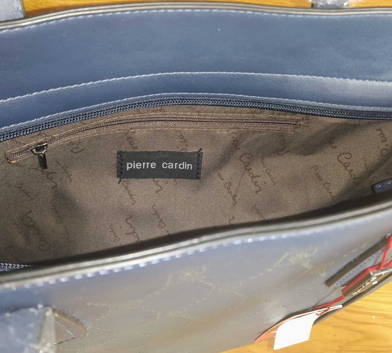 Duża torebka damska A4 Pierre Cardin - NOWA granat