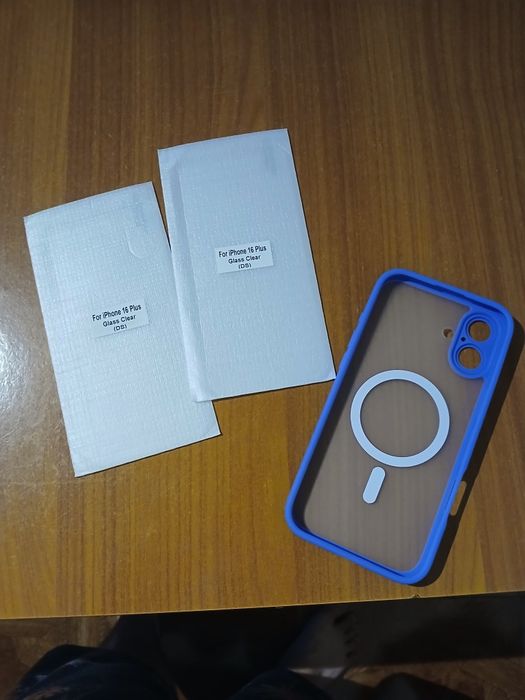 Kit capa com 2 películas para iphone 16 pro