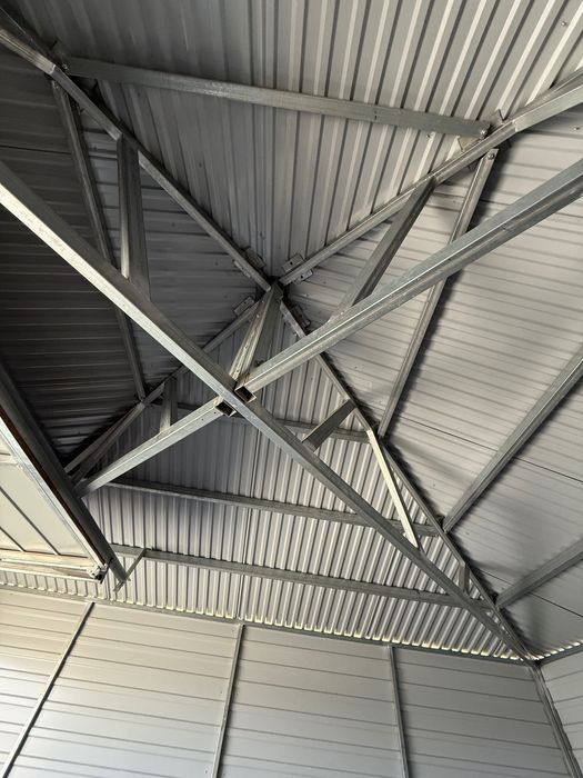 Garaż blaszany 5x5 m solidna konstrukcja