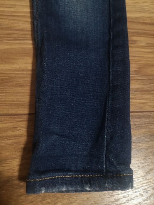 Spodnie jeansy rurki hm 92