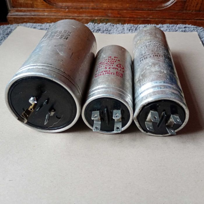 Kondensator UNITRA 7,5/400, 8/500, Miflex 25/500