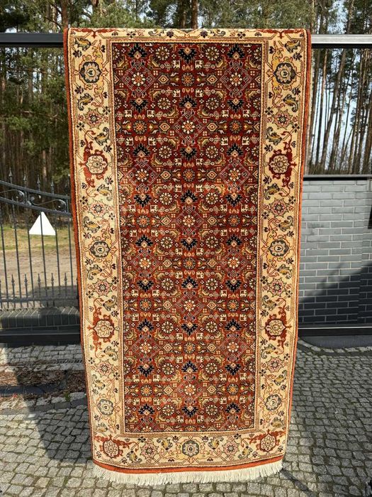 Dywan kaszmirowy r.tkany perski Indo-Begum  155x70 gal.7 tyś
