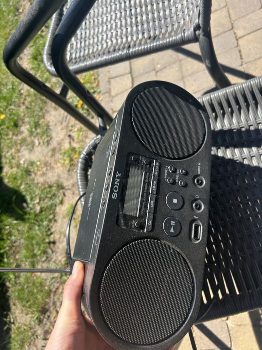 Radio Sony czarne cd