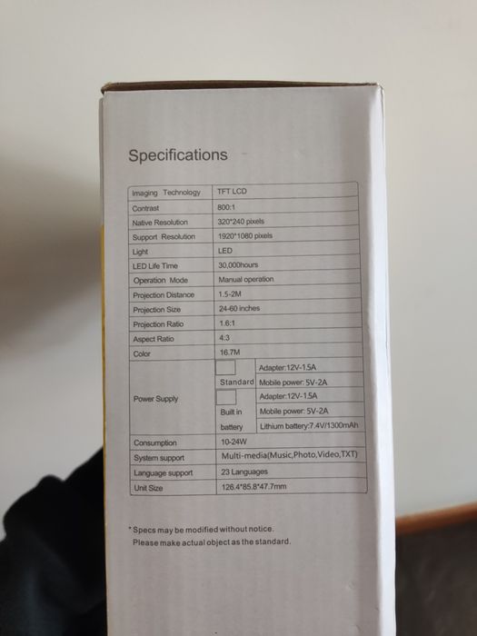 LED Projector - como novo