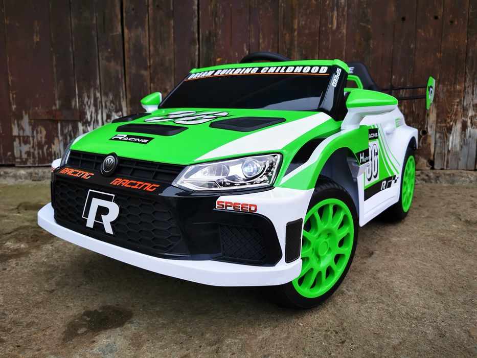 Samochód WRC Volkswagen Polo GT 4x4 Elektryczny Auto AKUMULATOR DZIECI