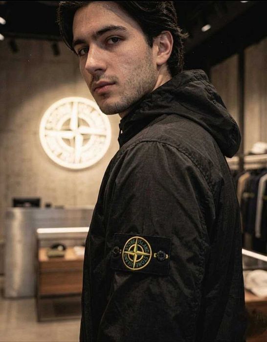 Стон Айленд Нейлонова Куртка | Ветровка Stone Island Новая