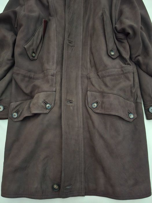 Parka nova de camurça Clube do Couro 48 - SALDO