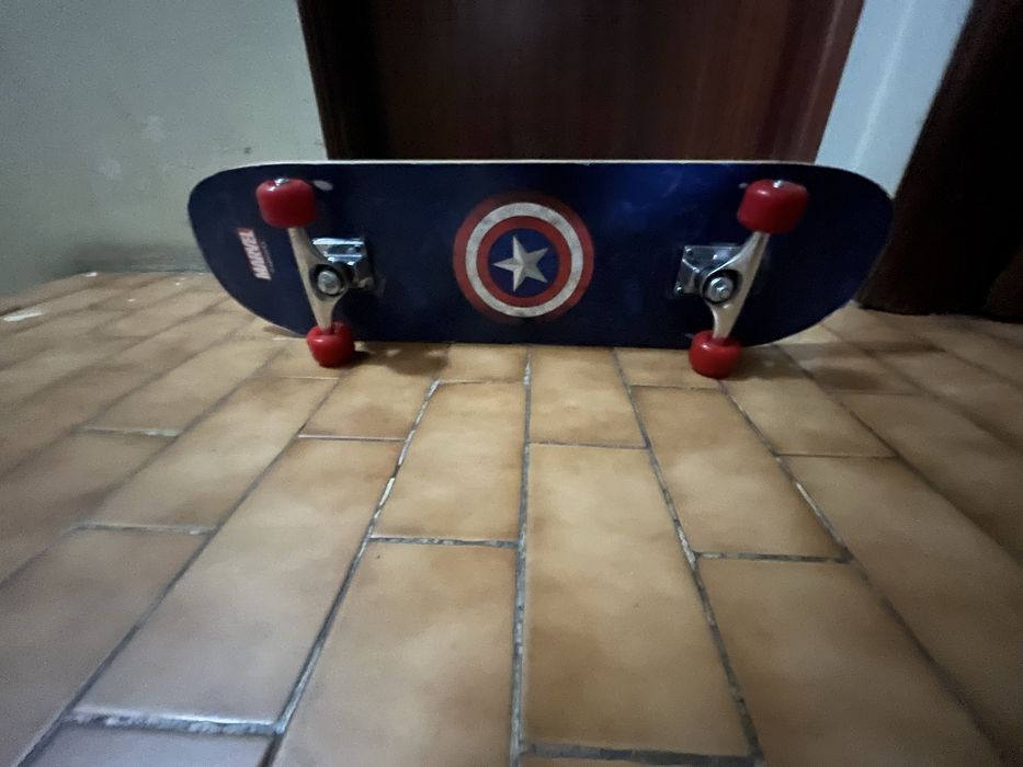 Skate marvel capitao america
