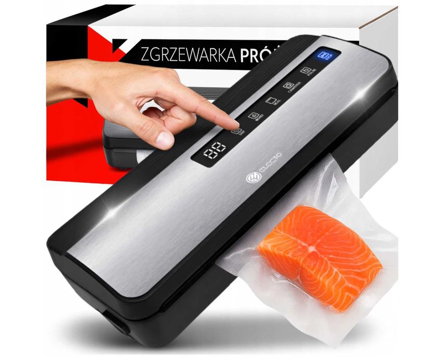 Zgrzewarka Próżniowa Do Żywności Pakowarka Automatyczna + 10 Worków