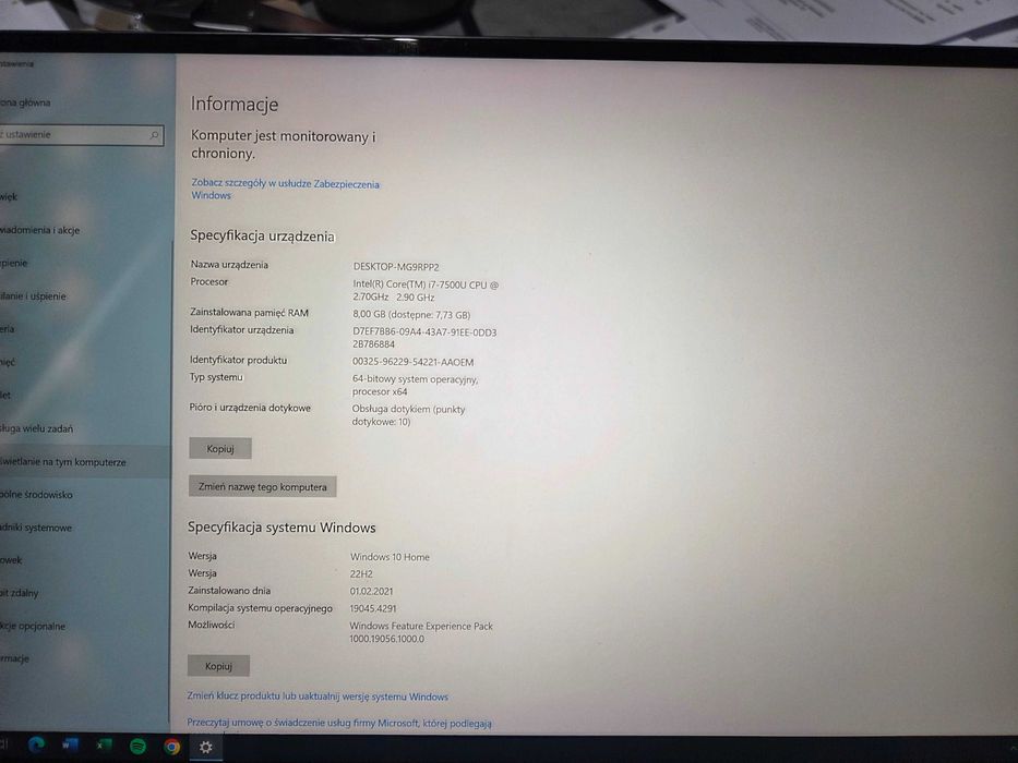 Dell XPS 13 9360 Intel Core i7 8 GB SSD FHD 13.3”