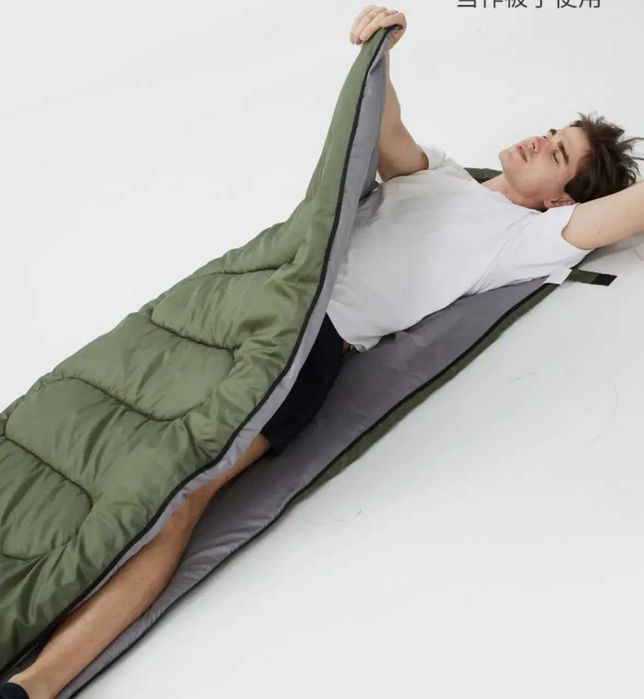 Широкий утеплений спальний мішок до -25°C 200x80 см