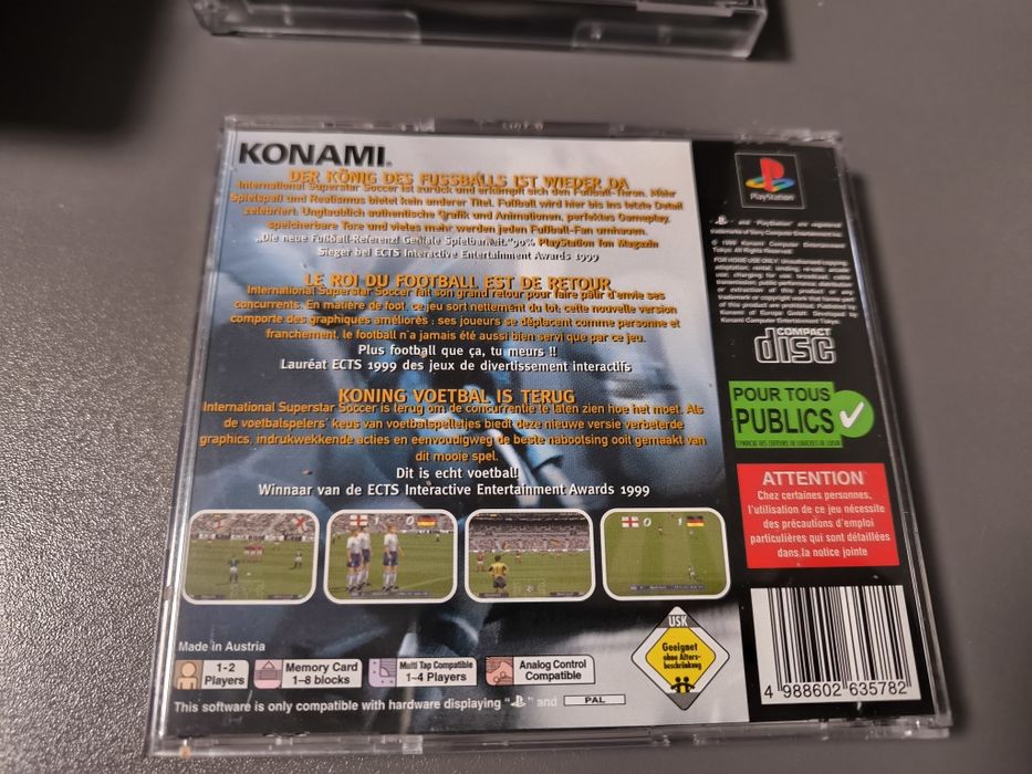 ISS pro Evolution PlayStation 1 ps1 psx