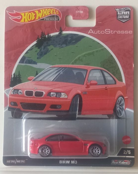 BMW M3 Rubber Wheels Hot Wheels