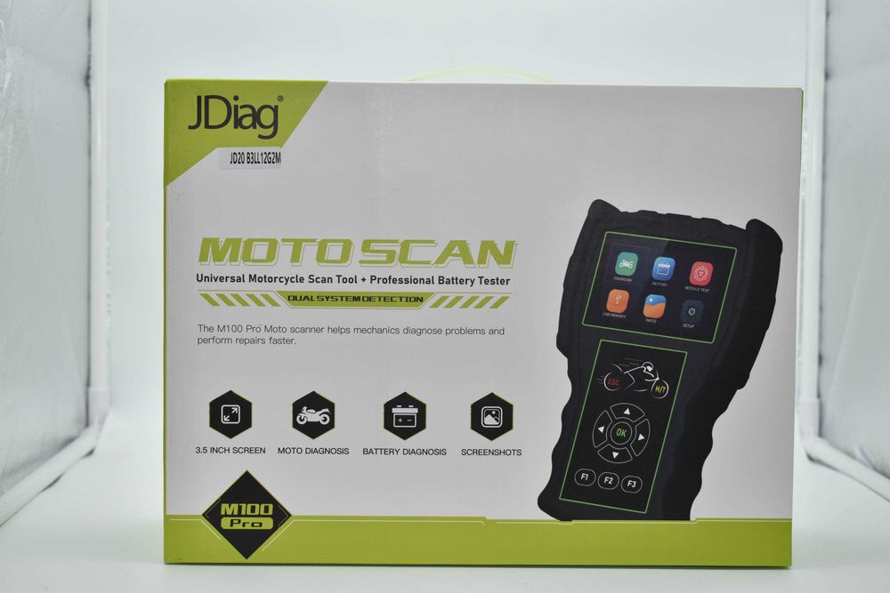 Máquina Diagnóstico Mota – OBD profissional moto + Kit Cabos