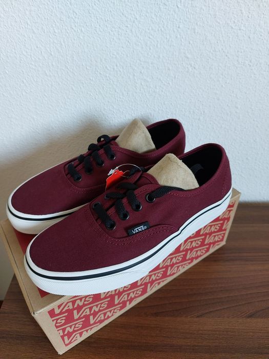 Vans Authentic Burgundy 36 caixa original