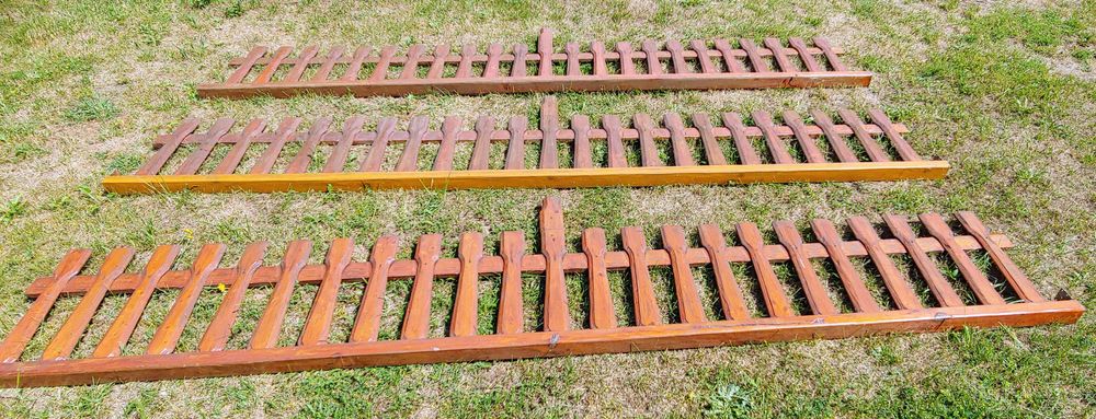 Balustrada z drewna - 3 szt.