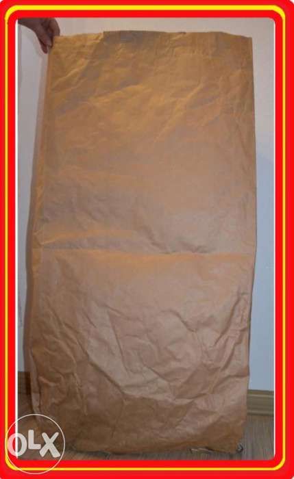 worki papierowe  na zioła 3-warstwowe opakowania nowe ,używane kartony