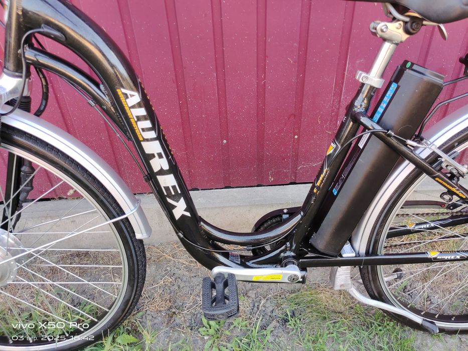 Електровелосипед Alu-Rex на ручці газу нова батарея з Німеччини