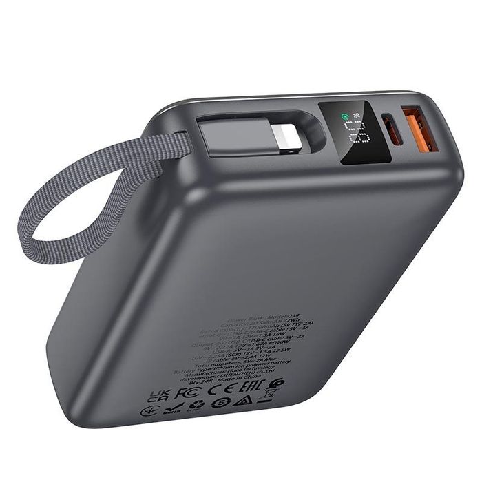 Повербанк HOCO Q39 20 000 mAh 22W з кабелем PD