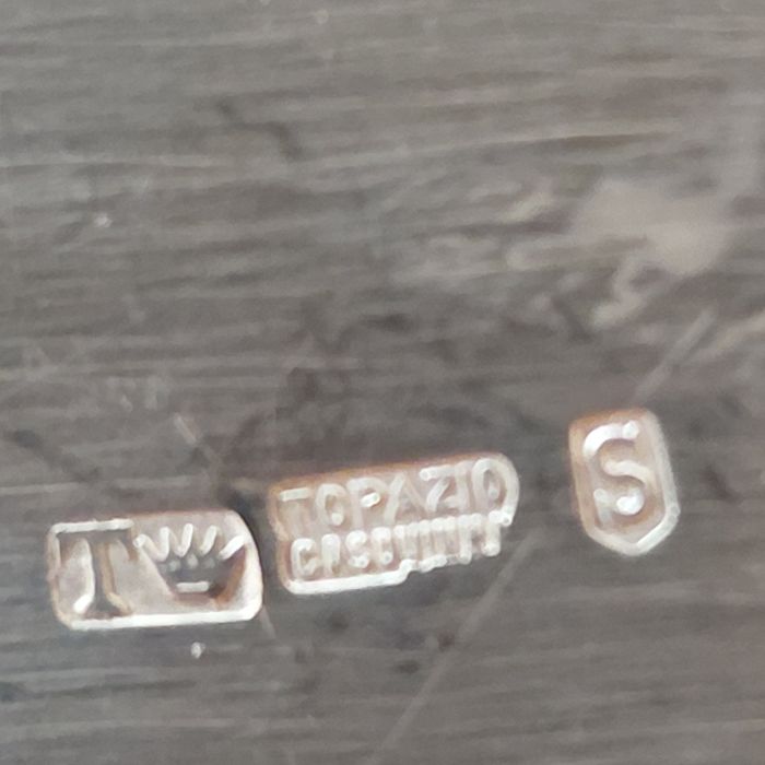 Guarda jóias em casquinha/ prata feito a mão