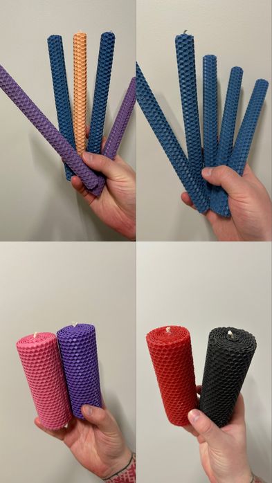 Вощинні свічки бджолиний віск