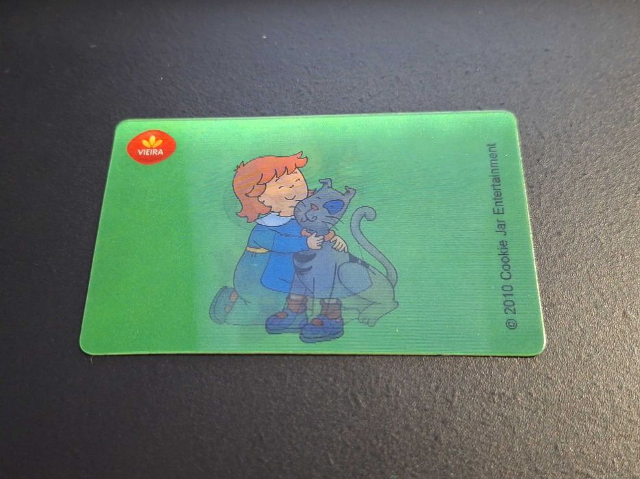 Dois Hologramas, com imagens intermutaveis, vintage