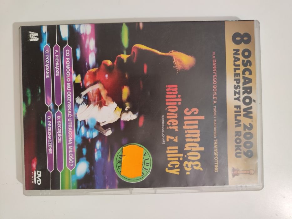 Slumdog milioner z ulicy - płyta DVD