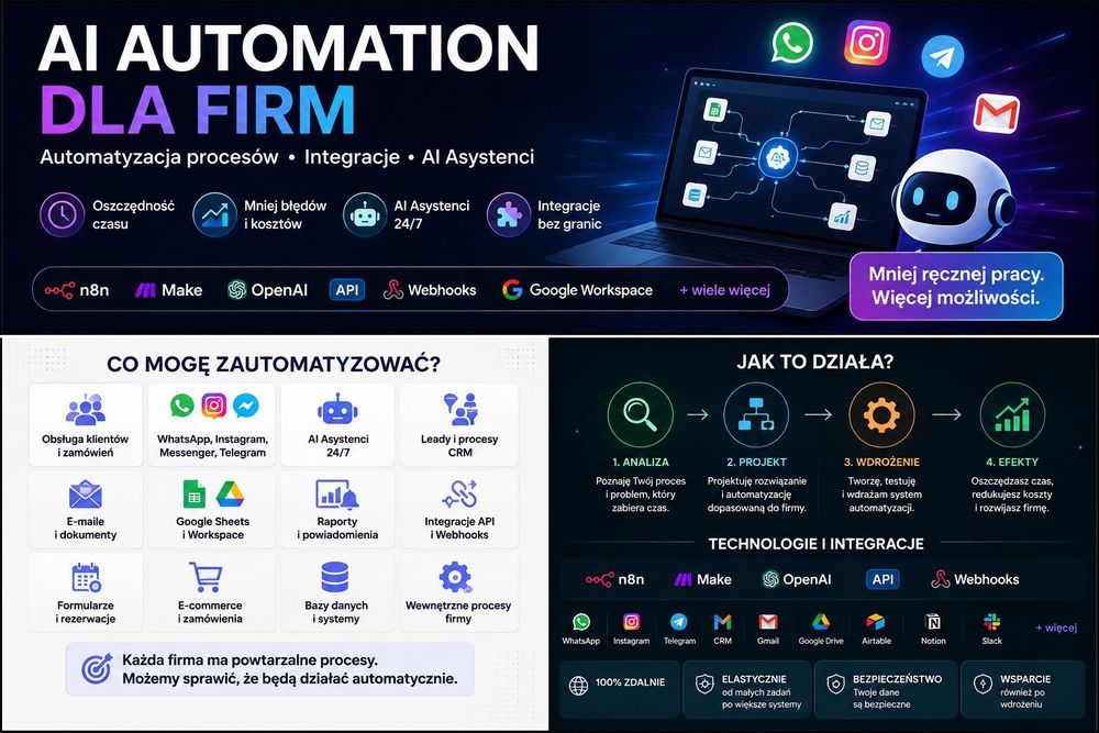 Automatyzacja procesów biznesowych z AI