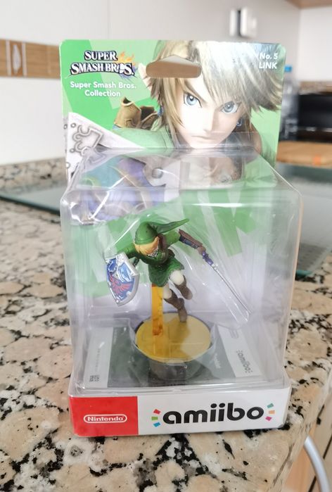 Amibo Link (Super
Smash Bros Collection) - Raro, condição mint
