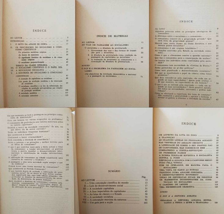Cadernos de Iniciação ao Marxismo Leninismo (Vols. 1 a 6) [Portes incl.]