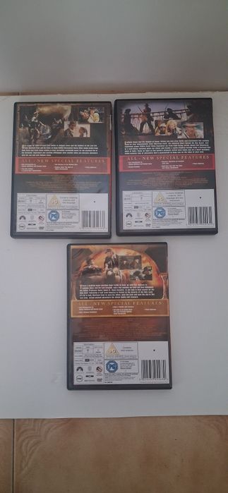 Conjunto 3 FIilmes DVD'S Indiana Jones