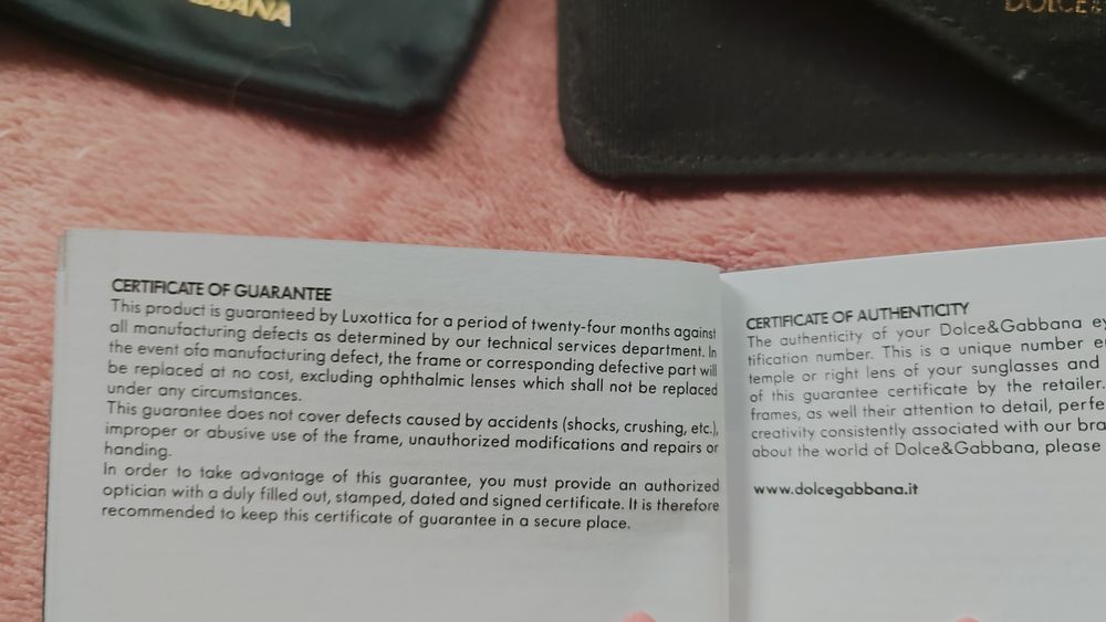 Oryginalne okulary przeciwsłoneczne Dolce&Gabbana