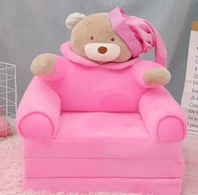 М'яке дитяче крісло плюшеве Ведмедик, м'яке диван-крісло ОПТ та ДРОП