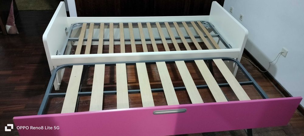 Cama Dupla Com Gaveta