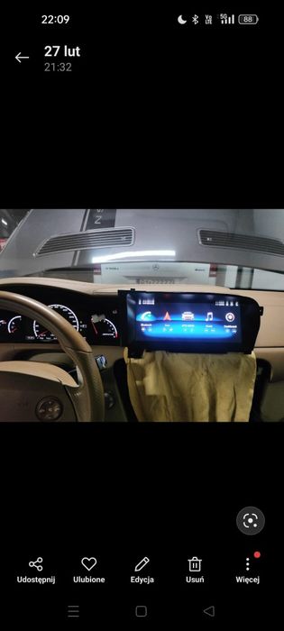 Radio dotykowe Android Mercedes w221