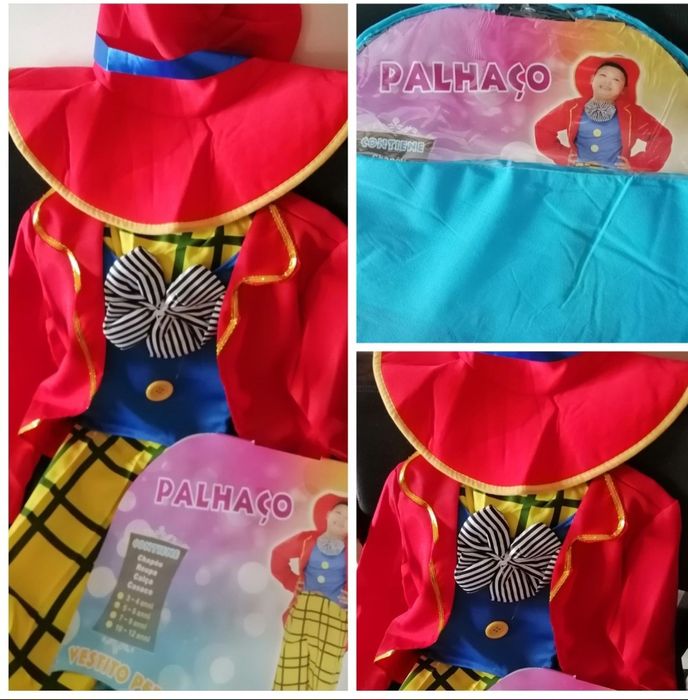 Palhaço, carnaval, fantasias, criança, 10/12 anos, novo