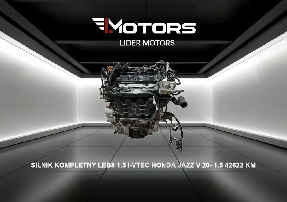Silnik Kompletny Leb8 1.5 I-Vtec Honda Jazz V 20- 1.5 42622 Km ...