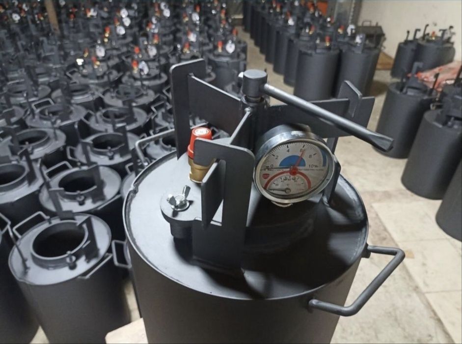 Автоклав Большой-24 (24 банки 0.5 л или 10 банок 1л) Газ або дрова