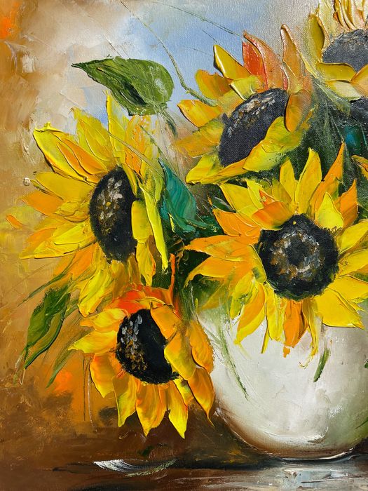 Картина «Соняхи» олія живопис