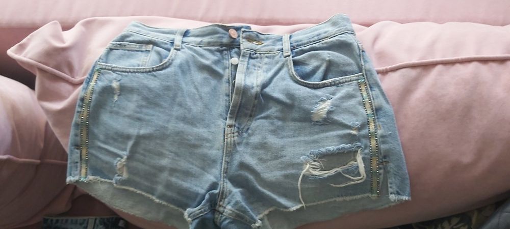 Szorty spodenki jeans Zara