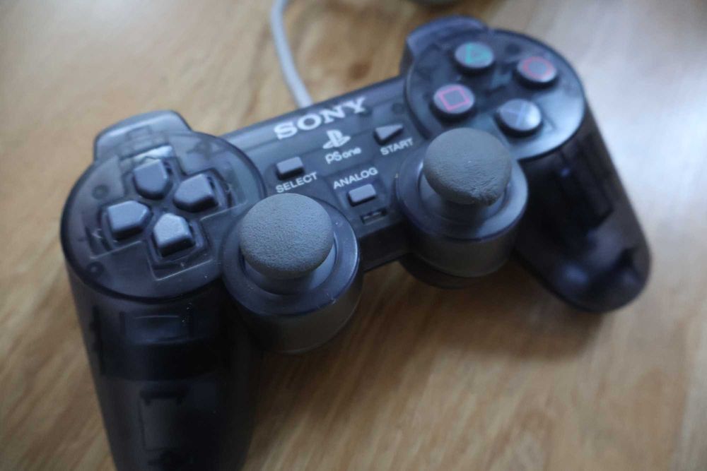 Pad Kontroler Sony do Ps1 Ps One Psx PAL Crystal grey SCPH-110 Ładny