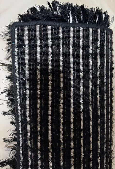 Jogo tapetes pretos e prata